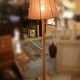 Rattan floor lamp 60s
