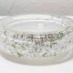 Murano glass ashtray with bubbles, Mid Century Modern style, 1960s.