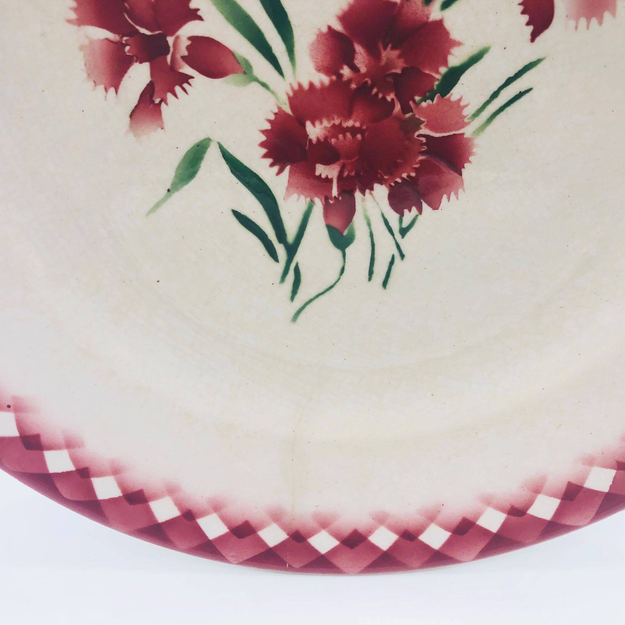 6 Sarreguemines flat plates “Mignardise” model