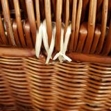 Rattan chest bench