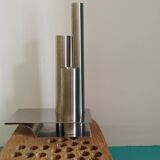 Soliflore, vase, in stainless steel Letang Rémy, rare model
