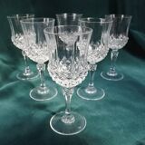 Crystal wine glass