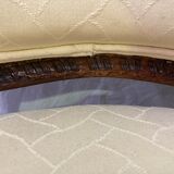 Paire de fauteuils style Louis XV beige