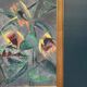 Original Swedish Oil on Panel – “Abstract Still Life with Sunflowers”