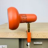 Spot lamp orange clamp 70s space age