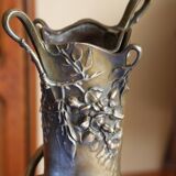 Bronze vase signed