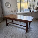 Rustic farmhouse table, solid oak, 2m