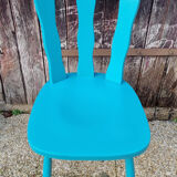 Pair of bistro chairs, Louisiana model, wooden, Baumann, 70s