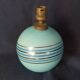Blue opaline Art Deco lamp base