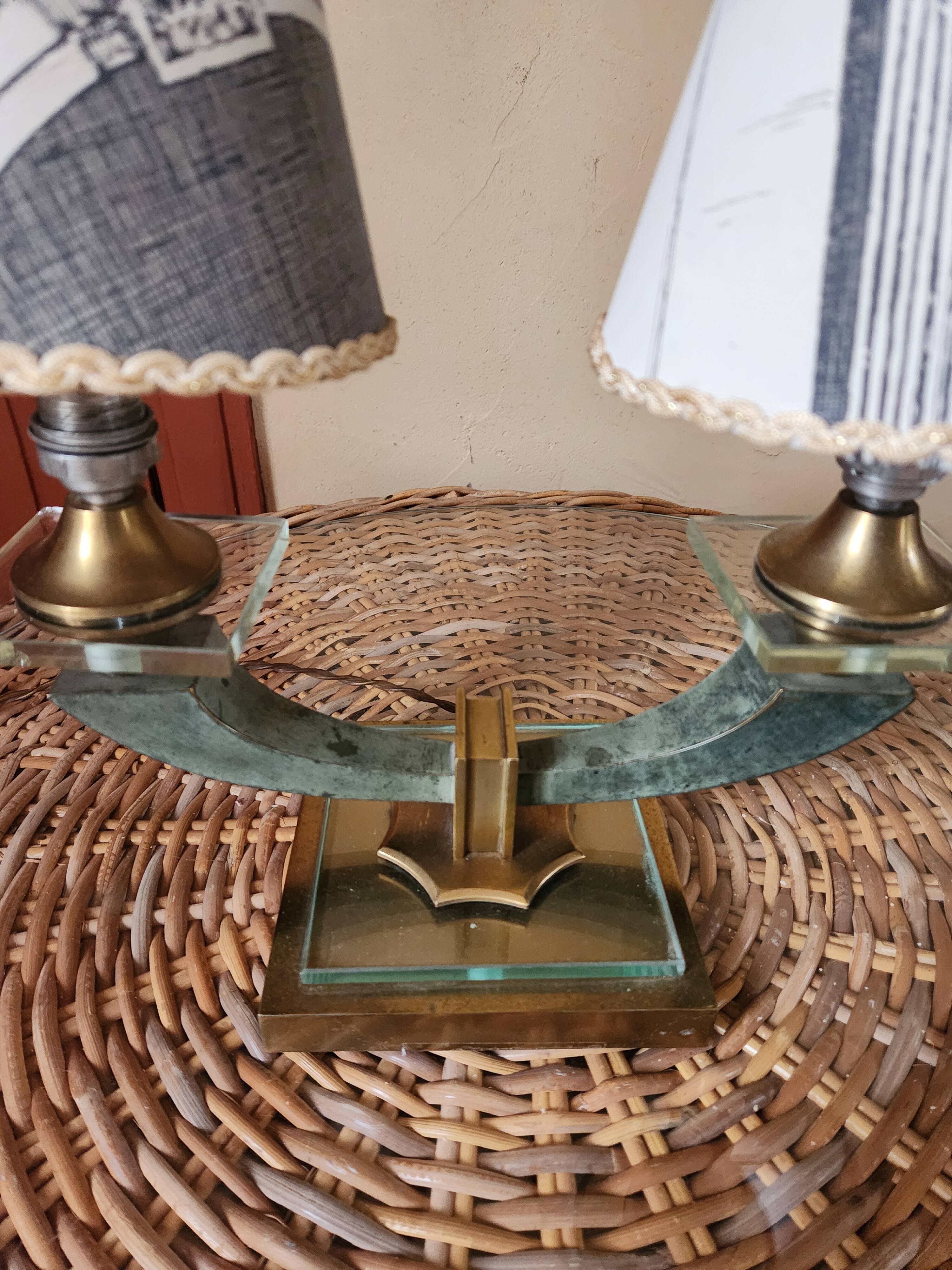 Art Deco desk lamp in the style of Adnet