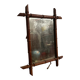 Fake bamboo mirror from the 1940s.