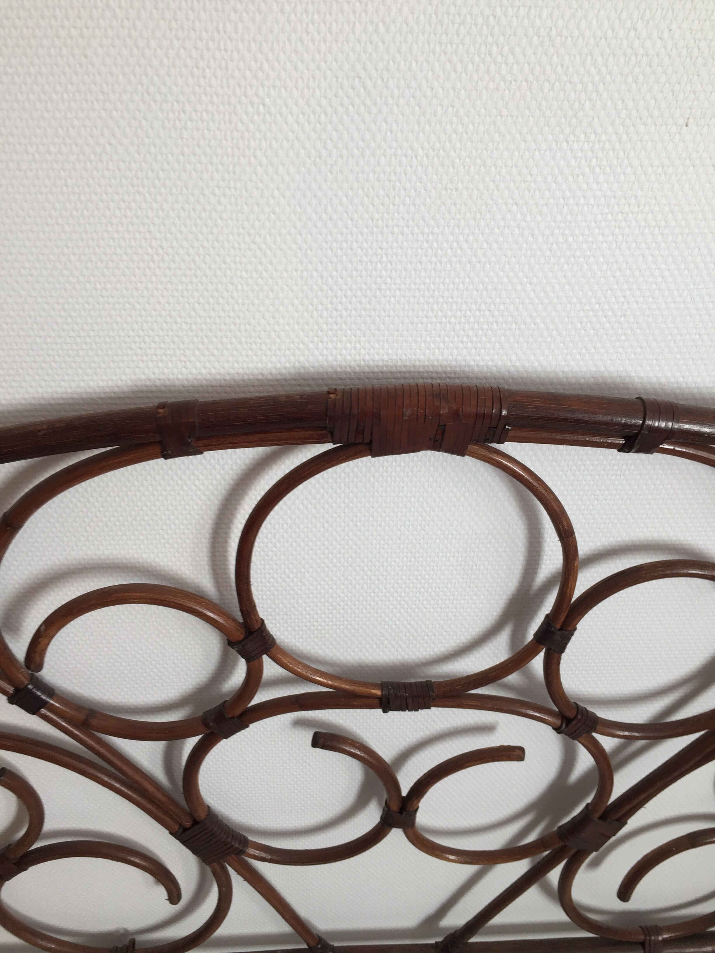 Rattan bedhead
