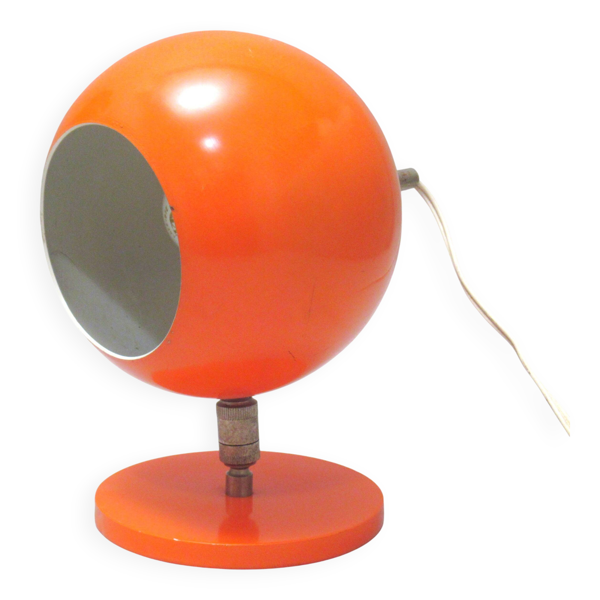Orange ball lamp Koch & Lowi OMI 1970