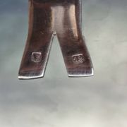 Set of 6 silver-plated knife rests, Orfèvrerie Saint-Médard, Louis style