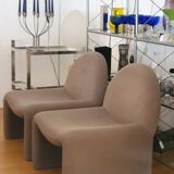 Pair of ARFA designer armchairs