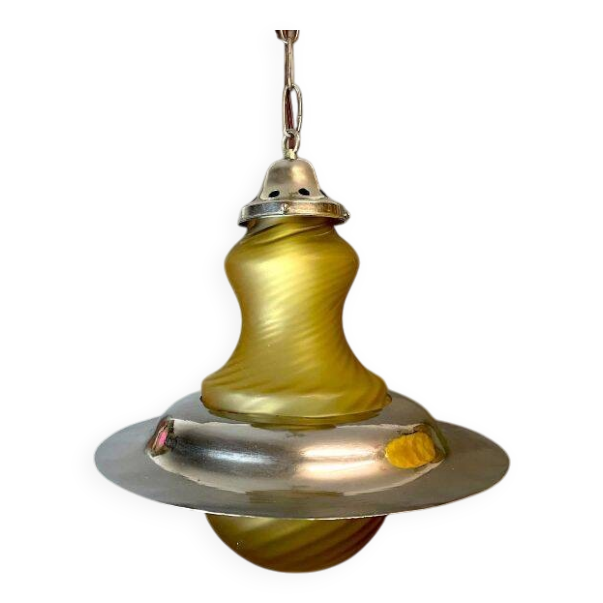 Large Space Age modern chandelier