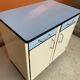 Vintage sideboard in blue formica 1960s