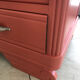Vintage terracotta chest of drawers