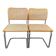 Paire de chaises Cesca  par Marcel Breuer