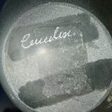 Glass vase 'A Scavo' by Gino Cenedese with autumn leaves