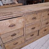 24 drawer pine bank