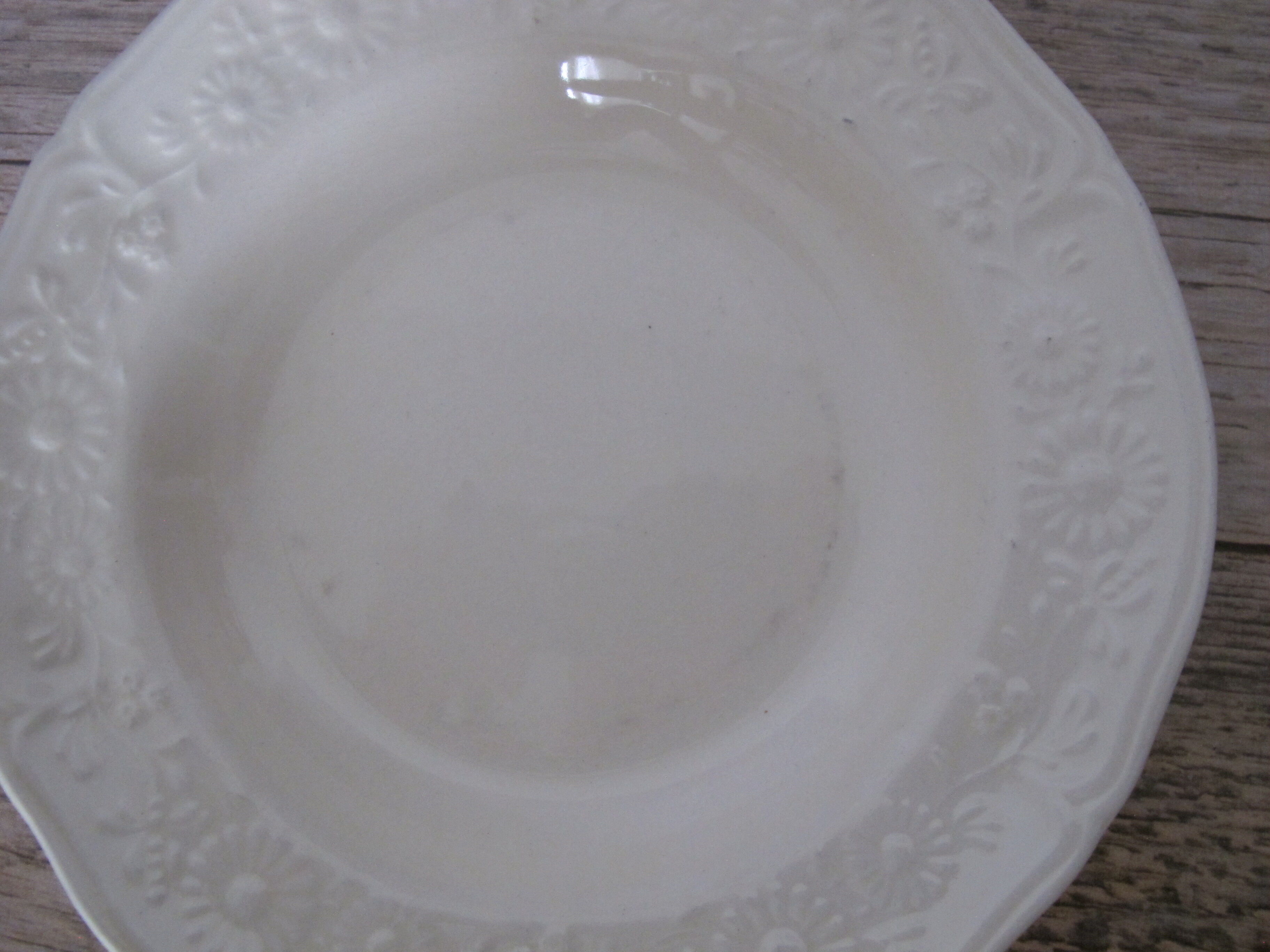 Lot 6 assiettes Gien Pont aux Choux