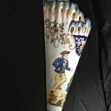 Desvres décor Rouen vase suspended