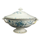 Soupière Haviland Limoges modèle Nankin décor bleu et or
