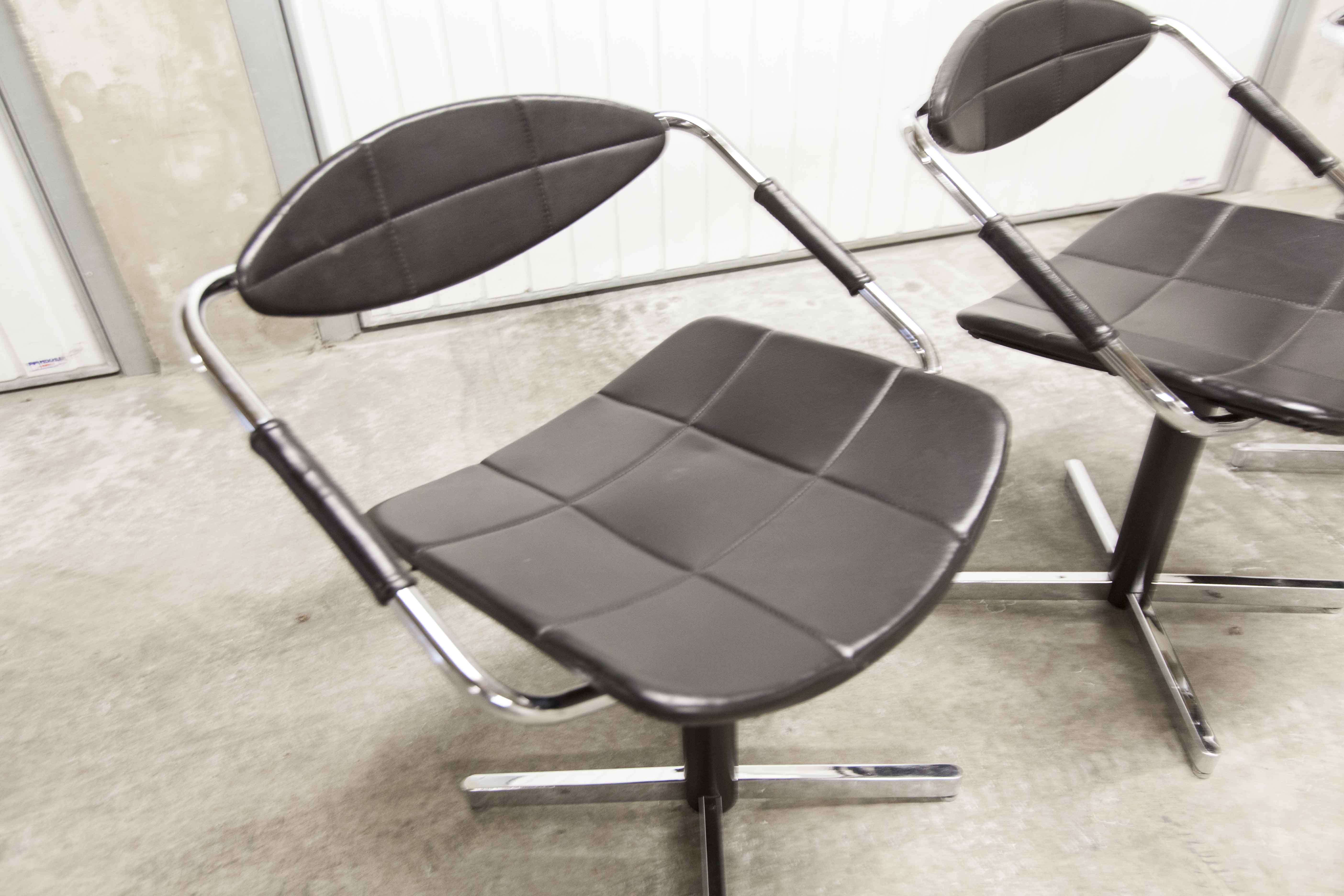 Set of 4 chairs armchairs Steiner model unesco 1962