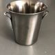Brushed aluminum champagne bucket