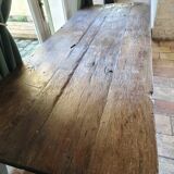 Large Oak Antique Table Wagon