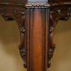 WARING & GILLOW library desk in the style of Thomas Chippendale with a leather top.