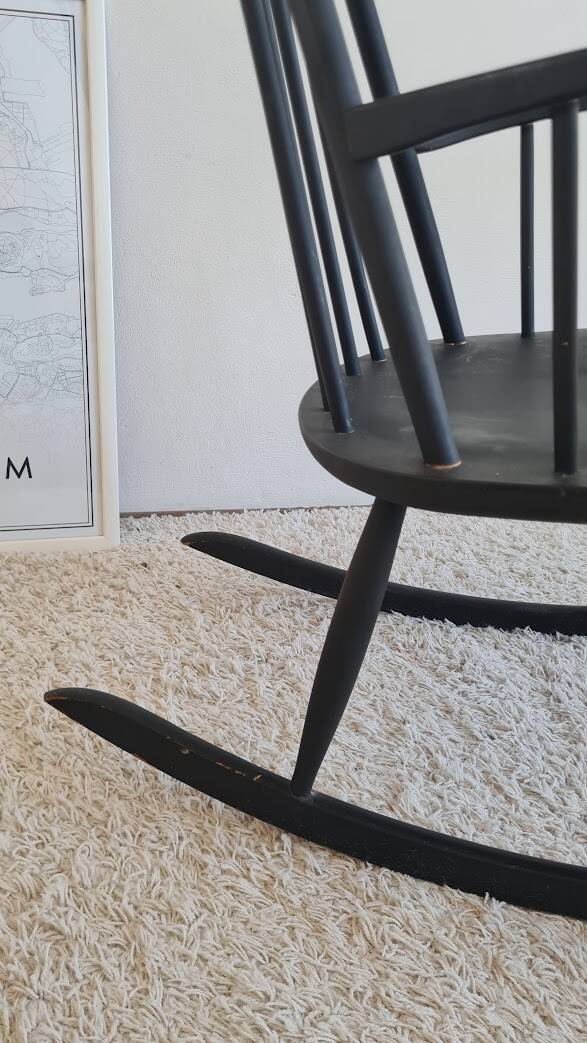 Scandinavian rocking chair from the 1960s.