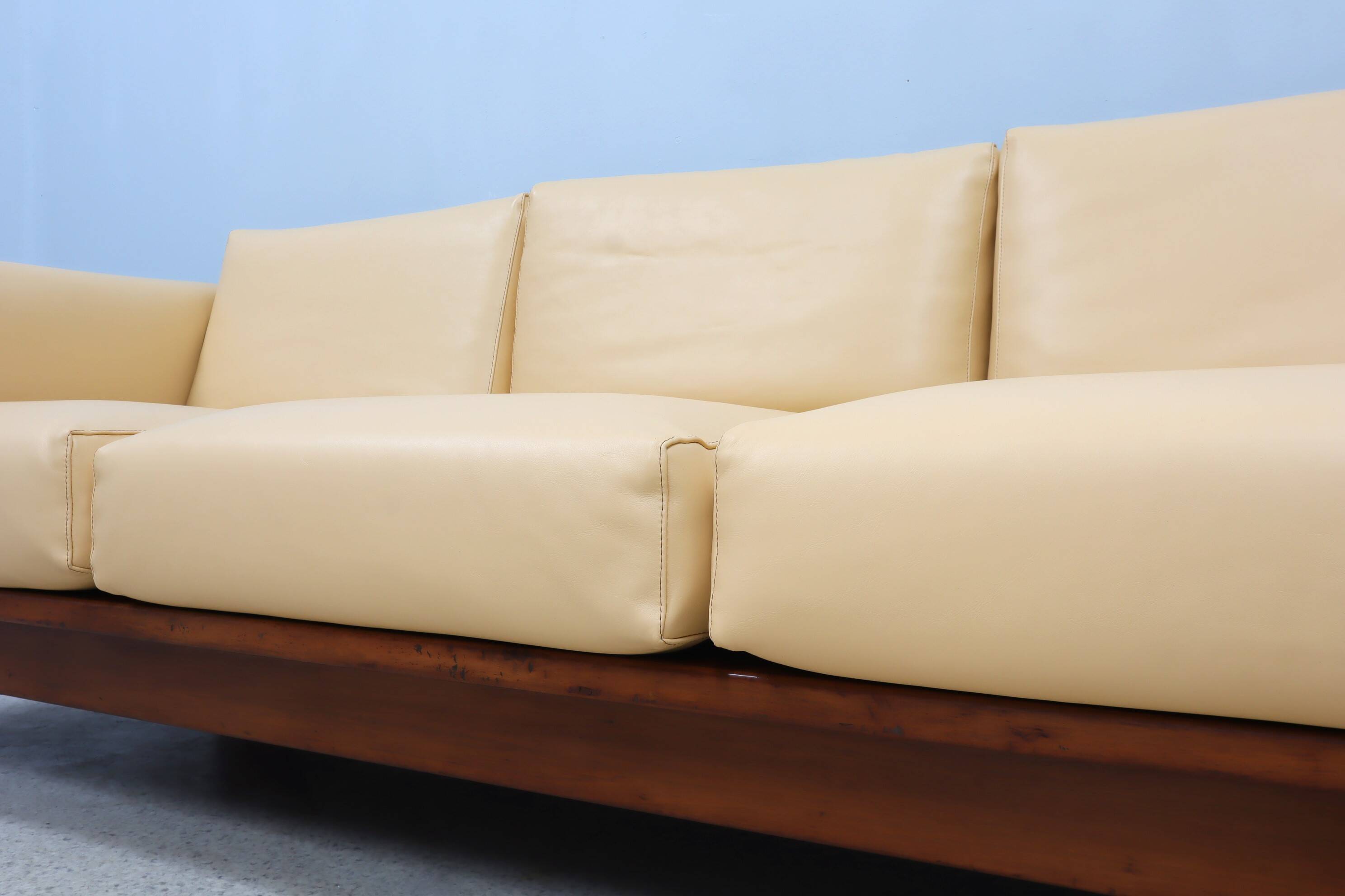 Afra & Tobia Scarpa Bastiano leather sofà GAVINA 1960s