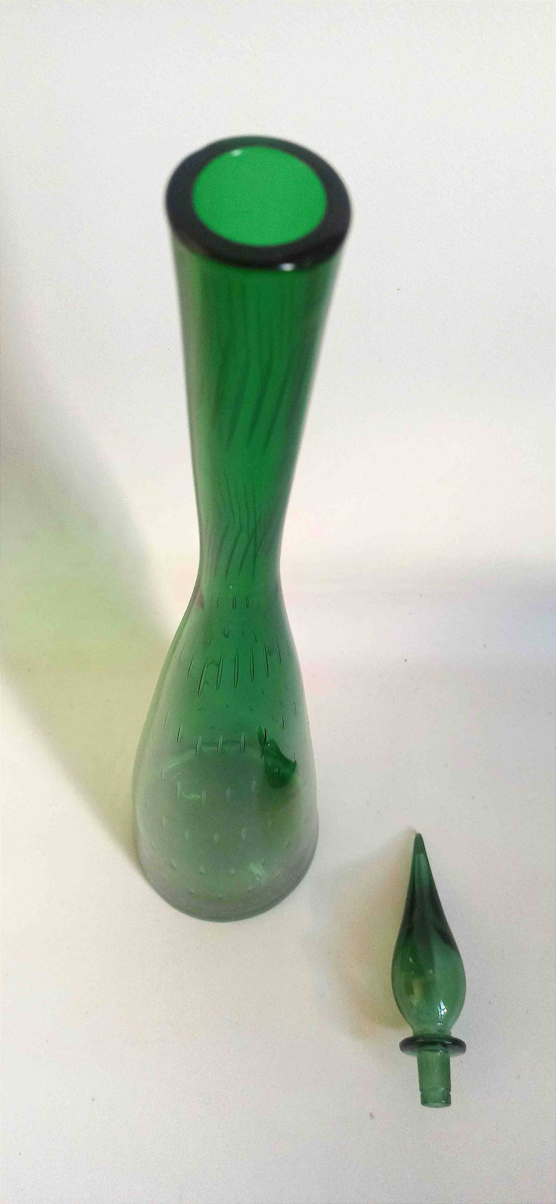 Carafe géante Génie Empoli Années 50 Hauteur 75 cm