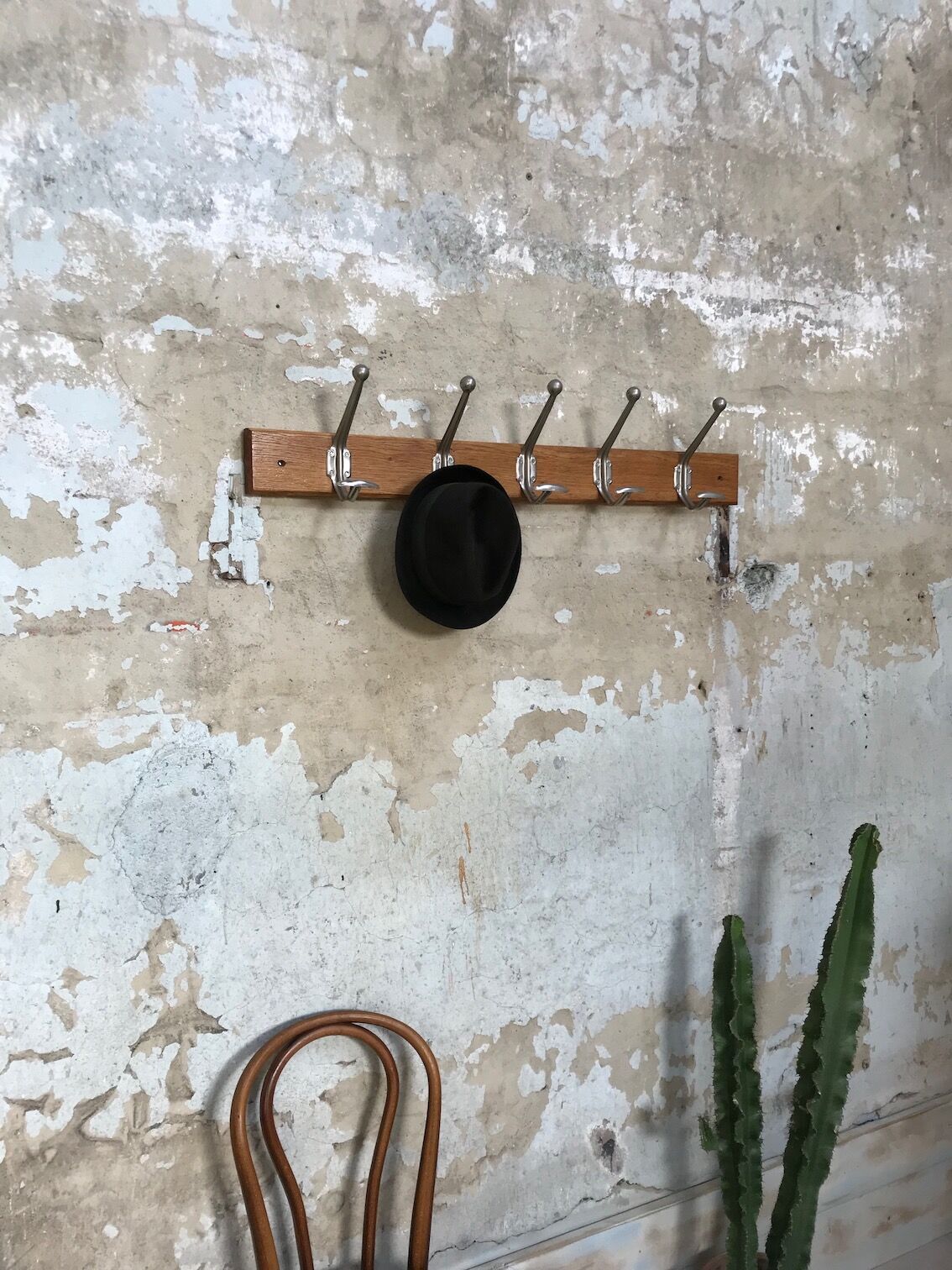 Coat door 5 patères