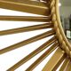 Grand miroir soleil vintage Chaty Vallauris France 86 cm
