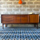 Vintage Scandinavian teak sideboard, 1960.