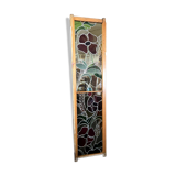 Large stained glass door side from the Art Nouveau period around 1900