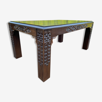 Desk living room table art deco brutalist furniture Morocco