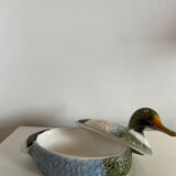 Ceramic duck signed Michel Caugant