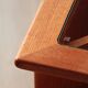 Vintage G Plan teak side table – magazine rack & wheels (1960s)