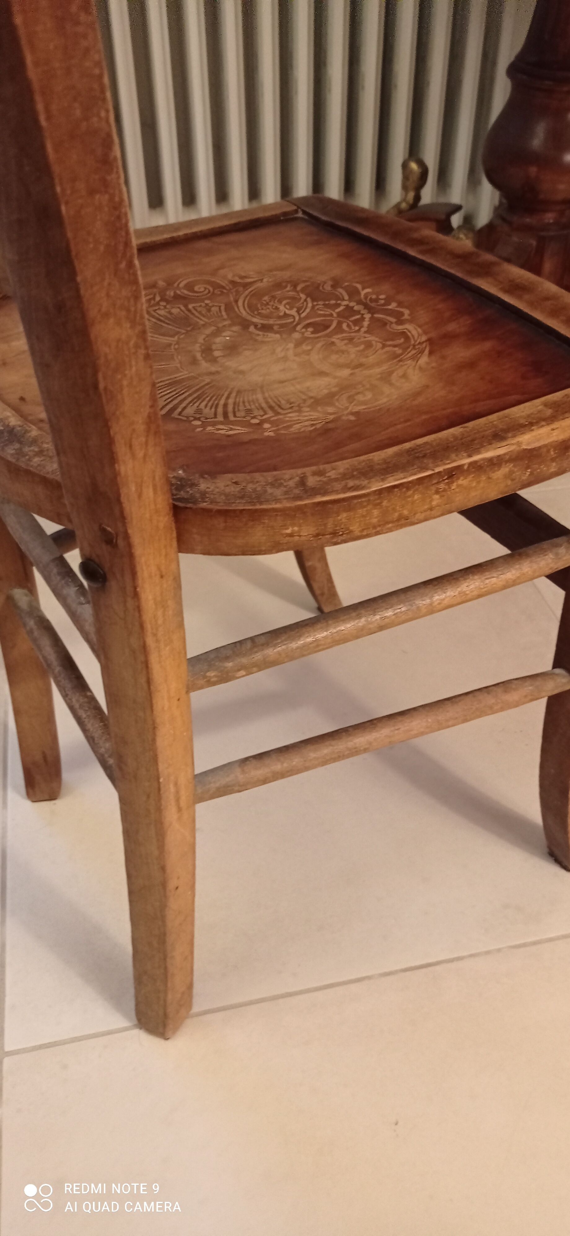 Antique bistro chair