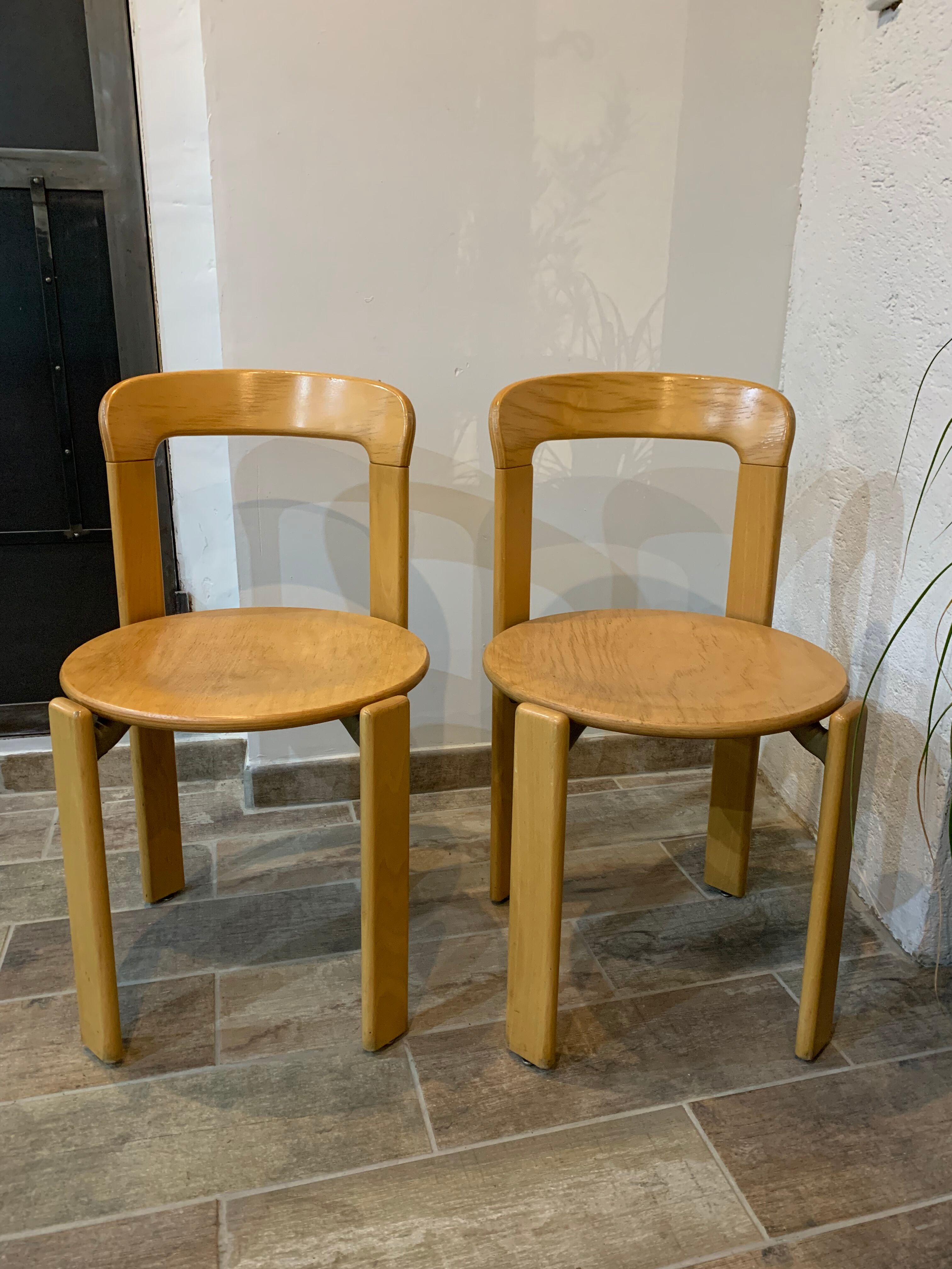 Pair of chairs Bruno Rey