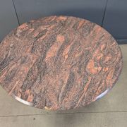 Table centrale en granit et laiton de Belgochrom, années 1970