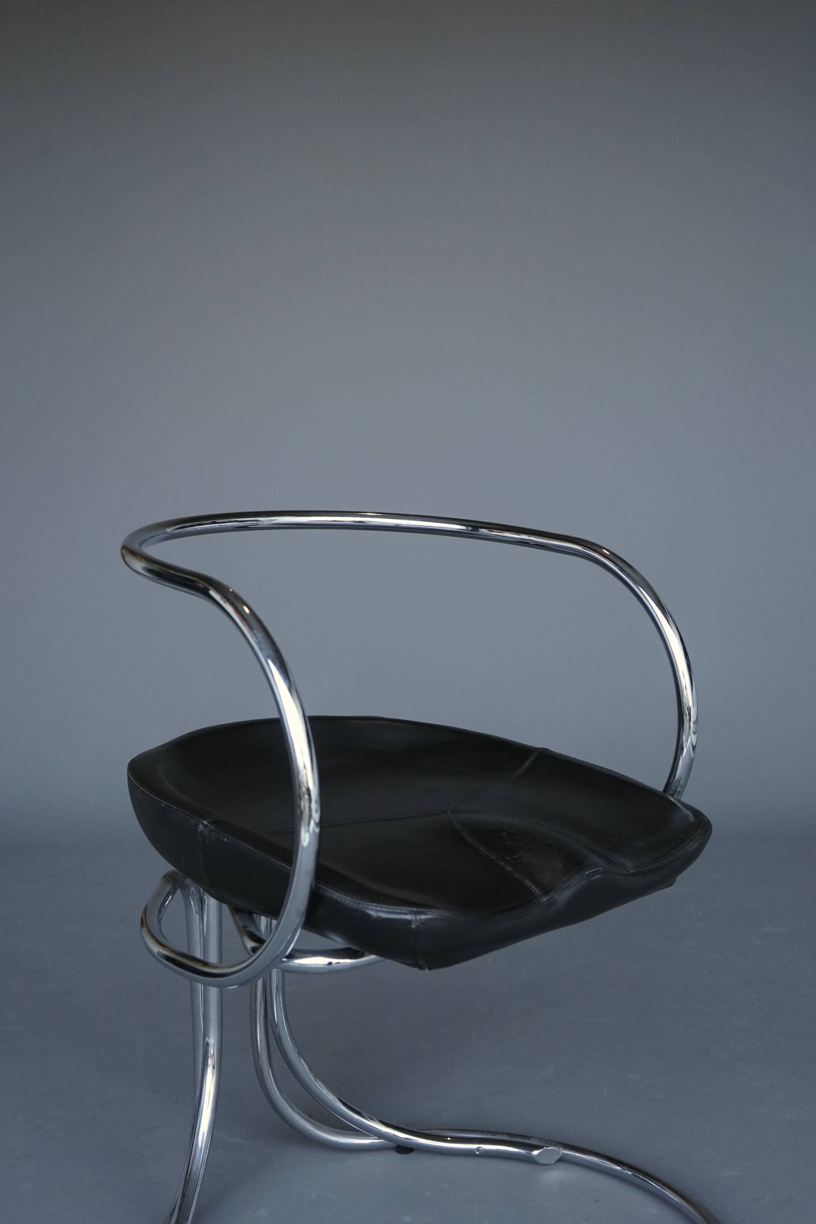 Rare Tatlin chair by Vladimir Tatlin for Nikol Italy, 1970s