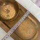 Empty pocket ensemble and bowl in solid brass signed Giò Lanciani.