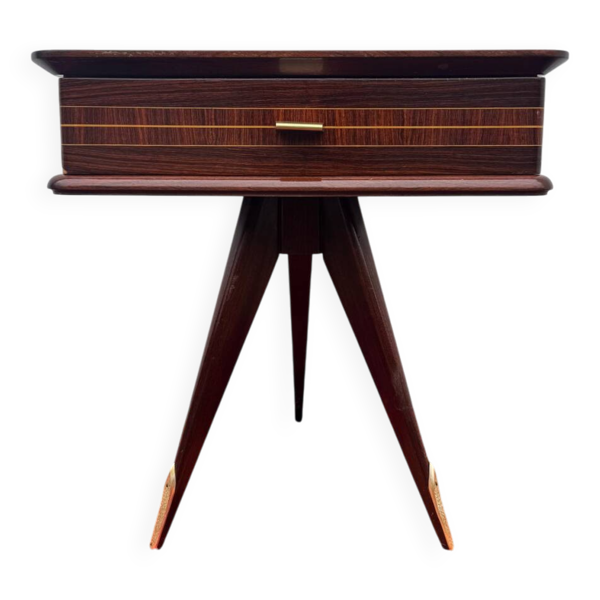 Chevet tripode demi lune années 50