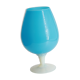 Vase en opaline bleu et blanc