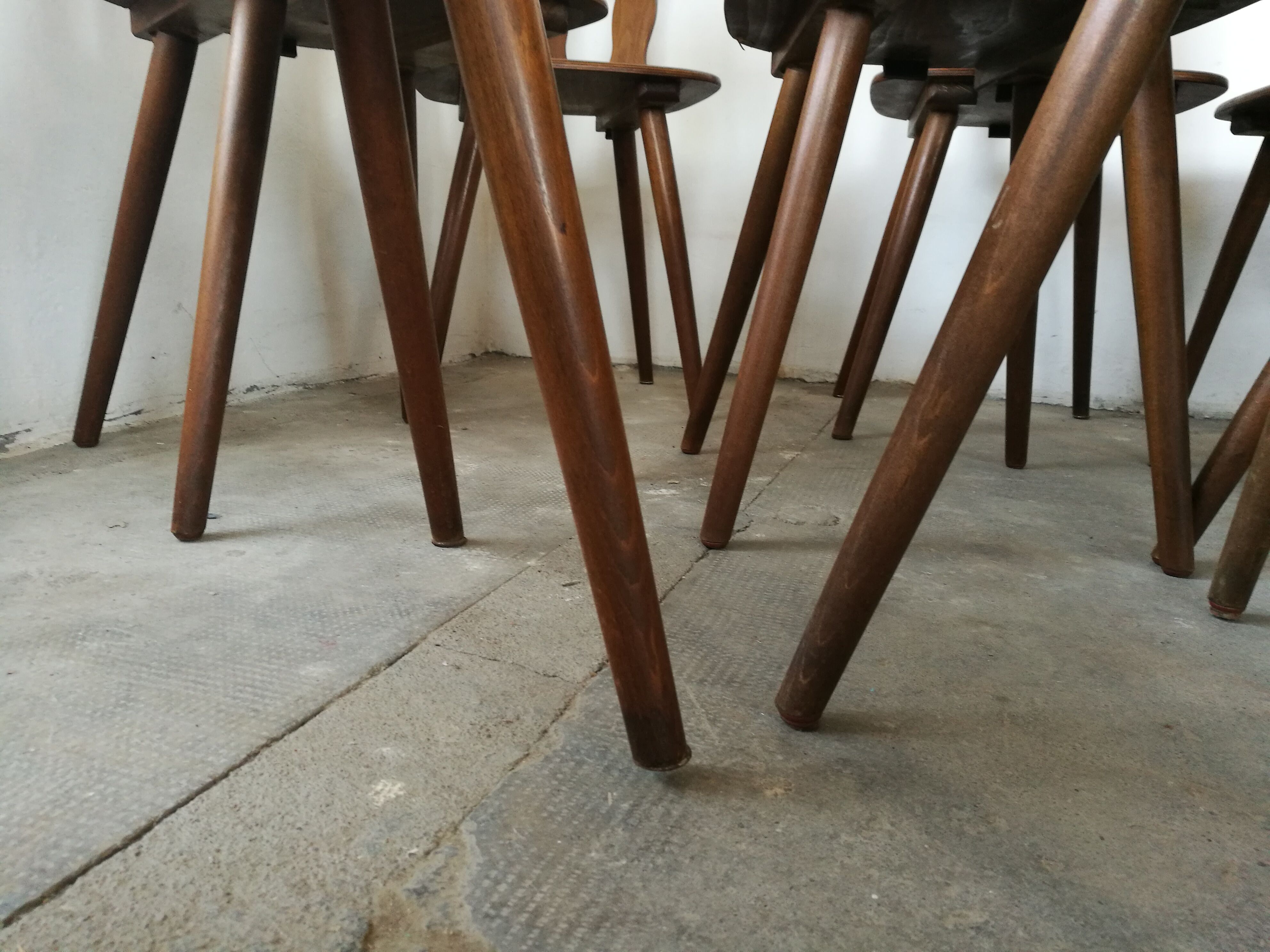 Set of 12 bistro chairs